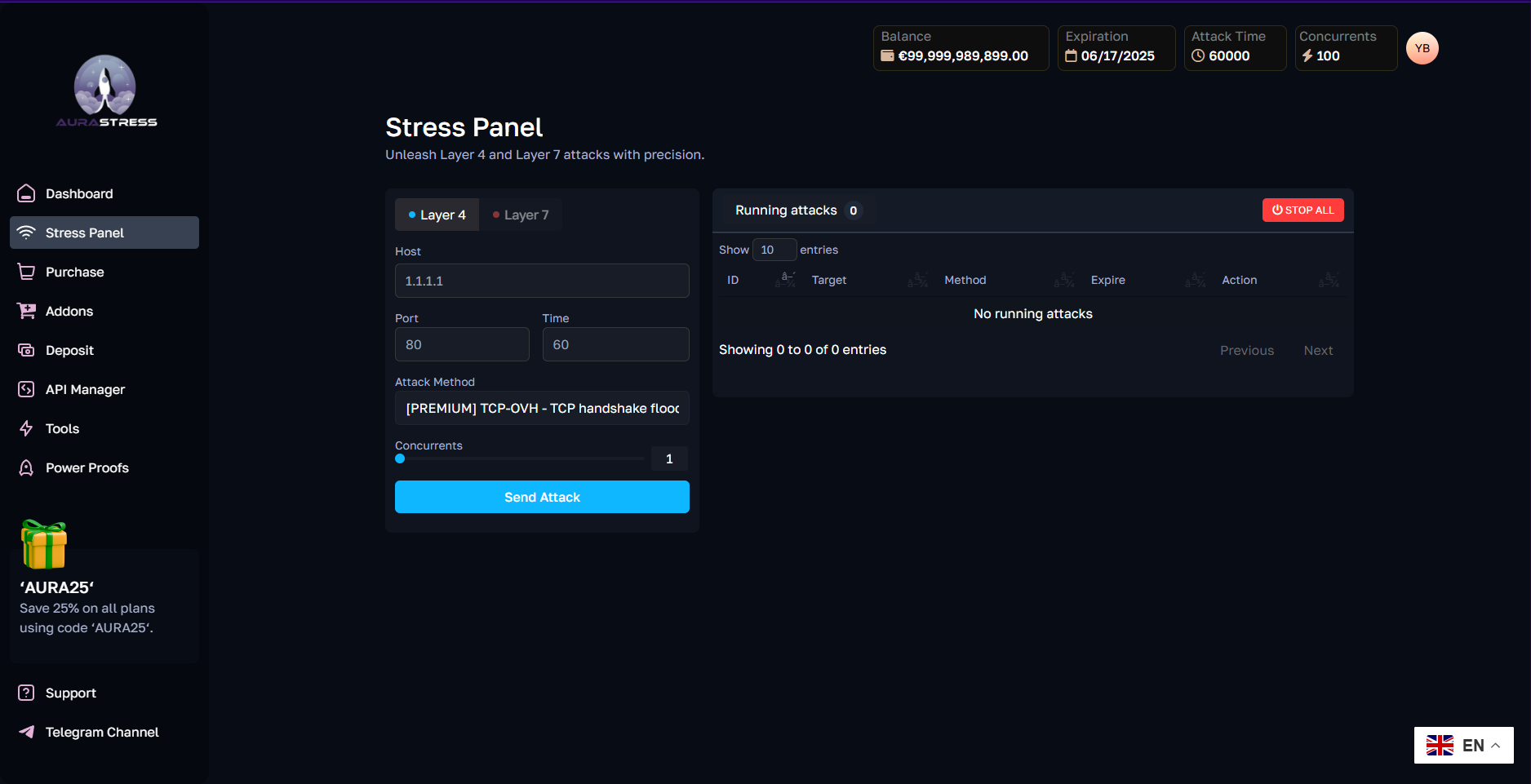 ddosforhire tool